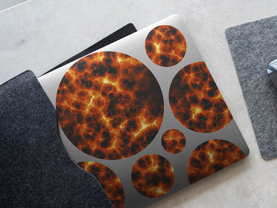 evacuation order lava DIY Laptop Stickers