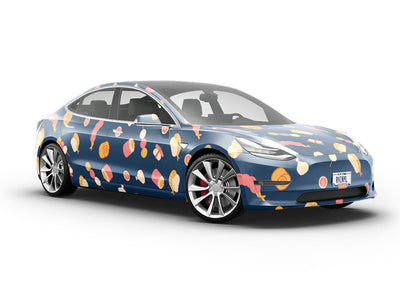 Evening Dessert Food Vehicle Vinyl Wrap