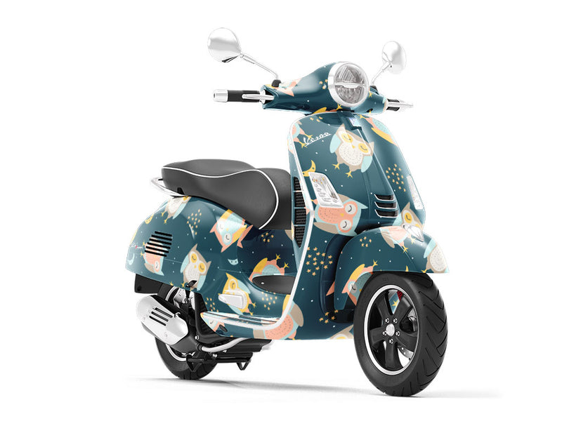 Evening Masters Birds Vespa Scooter Wrap Film