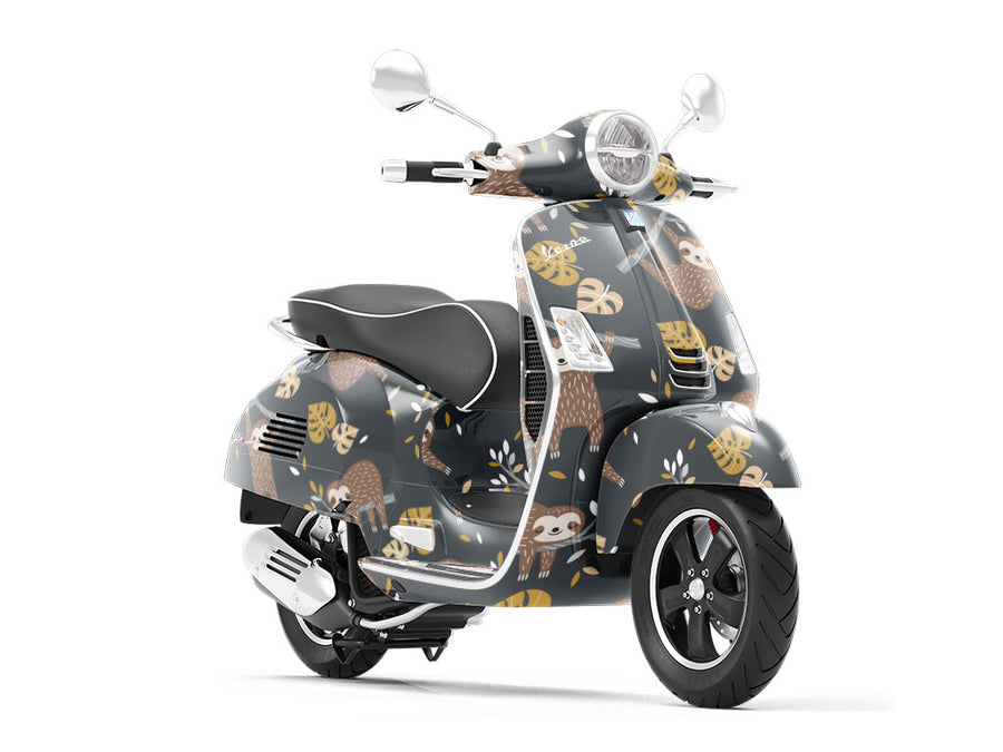 Evening Nap Animal Vespa Scooter Wrap Film