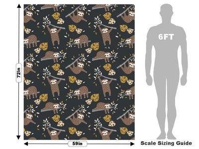 Evening Nap Animal Vehicle Wrap Scale~Rwraps Series 914 Evening Nap Animal Measurements~1