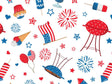 Evening Prep Americana Vinyl Wrap Pattern~Rwraps Series 914 Digitally Printed Vinyl Wrap~0