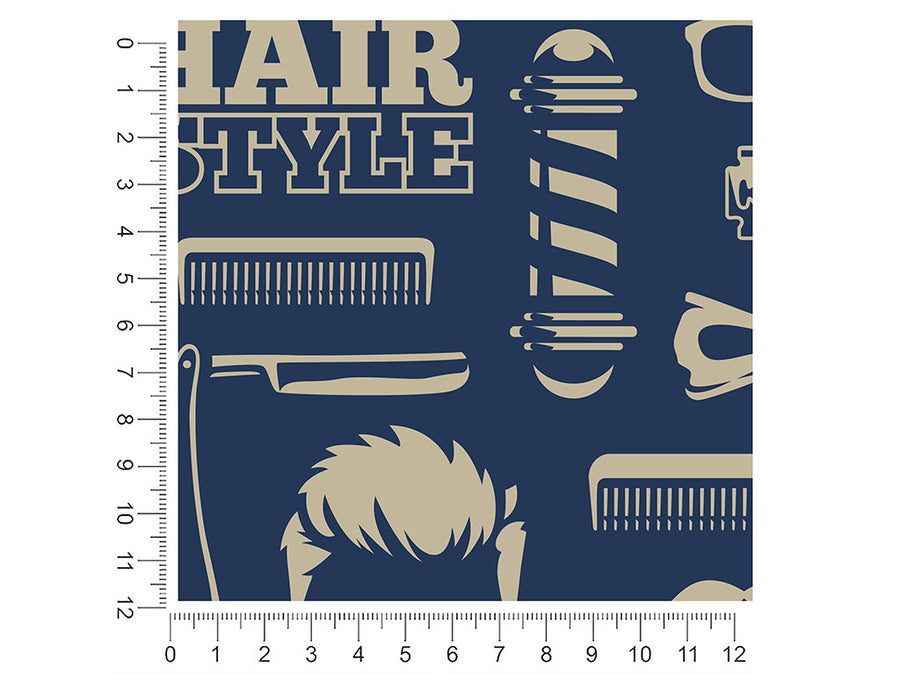 evening shadow barber shop 1ft x 1ft Craft Sheets