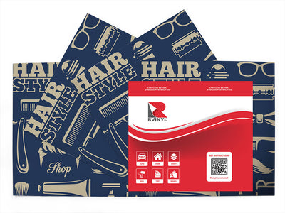 evening shadow barber shop Craft Vinyl Sheet Pack