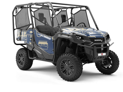 Evening Shadow Barber Utility Vehicle Vinyl Wrap