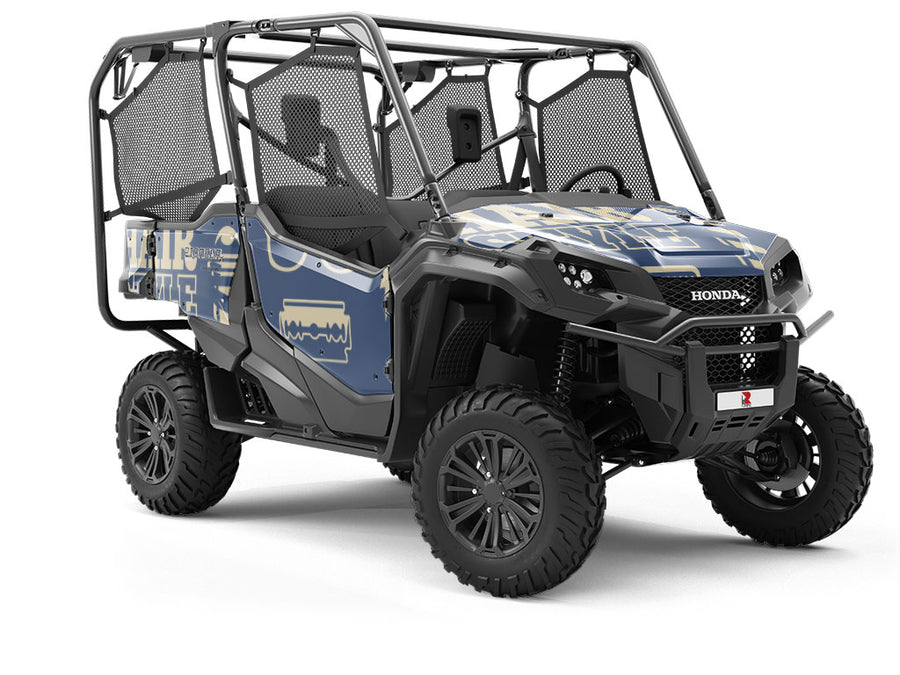 Evening Shadow Barber Utility Vehicle Vinyl Wrap