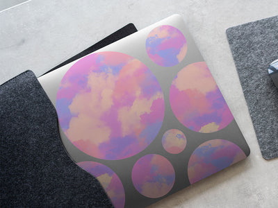 evening sunset sky DIY Laptop Stickers