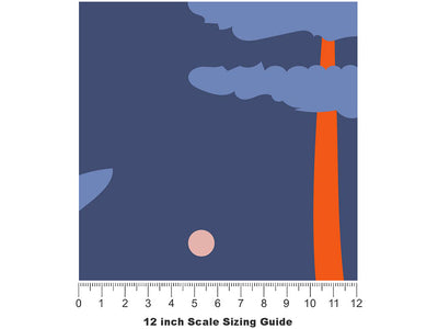 Evergreen State Americana Vinyl Film Pattern Size 12 inch Scale~Rwraps Evergreen State Americana Sizing Chart~3