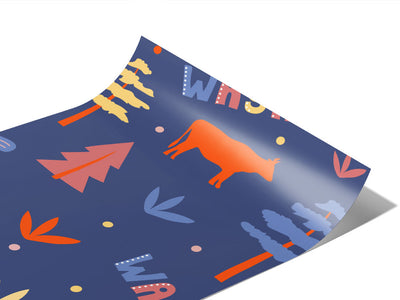 Evergreen State Americana Vinyl Wraps~Rwraps Series 914 Digitally Printed Vinyl Wrap~1