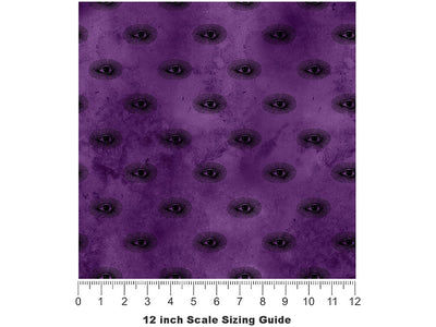 Evil Eye Witch Vinyl Film Pattern Size 12 inch Scale~Rwraps Evil Eye Witch Sizing Chart~2