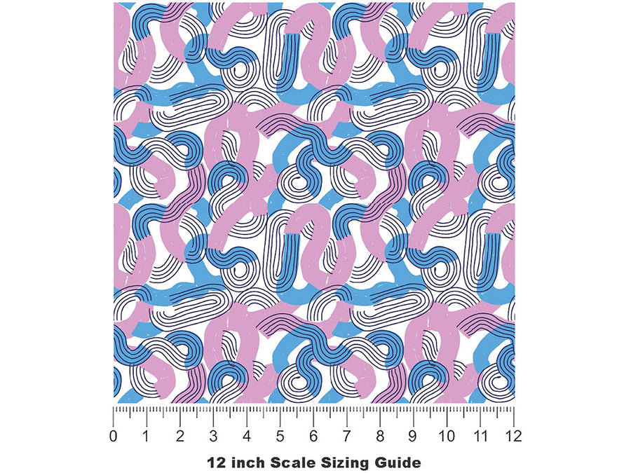 Evil Girl Graffiti Vinyl Film Pattern Size 12 inch Scale~Rwraps Evil Girl Graffiti Sizing Chart~2