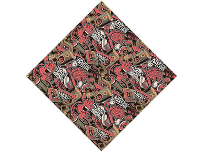 Exit Music Graffiti Vinyl Wrap Pattern