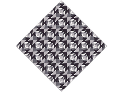 Expanding Outward Mosaic Vinyl Wrap Pattern