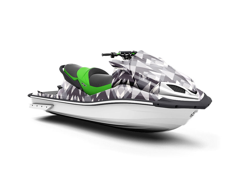 Expanding Outward Mosaic Jet Ski Vinyl Customized Wrap