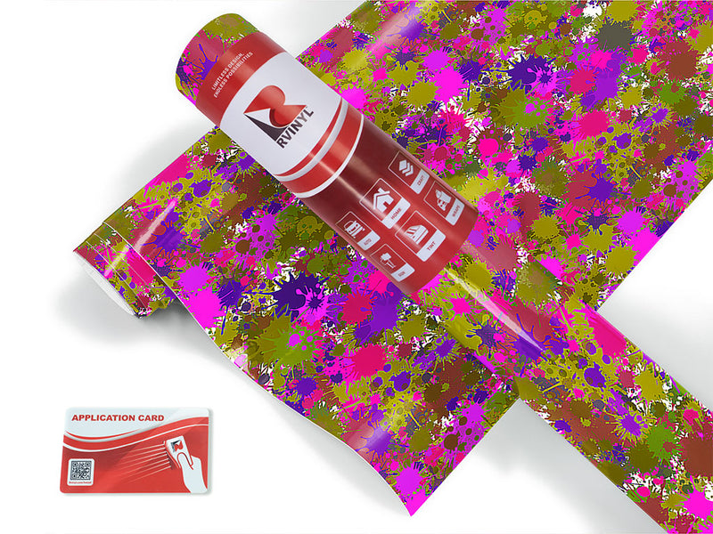 experiment gone wrong paint splatter Craft Vinyl Roll