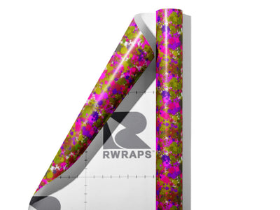 Experiment Gone Wrong Paint Splatter Wrap Film Sheets~Rwraps Series 914 Experiment Gone Wrong Paint Splatter Scrolled Sheet~3