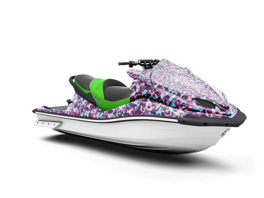 Explosive Party Camouflage Jet Ski Vinyl Customized Wrap
