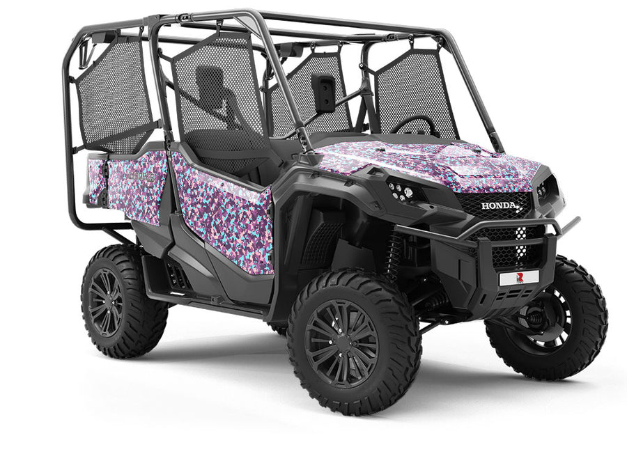 Explosive Party Camouflage Utility Vehicle Vinyl Wrap
