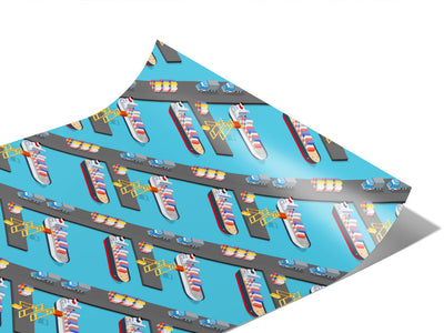 Exported Goods Cityscape Vinyl Wraps~Rwraps Series 914 Digitally Printed Vinyl Wrap~1
