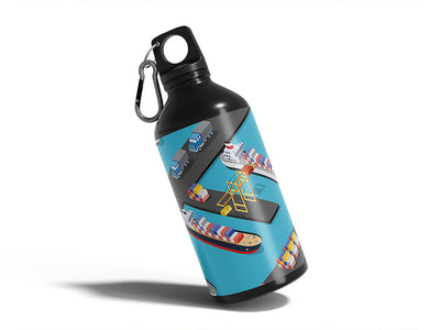 Water Bottle DIY Stickers