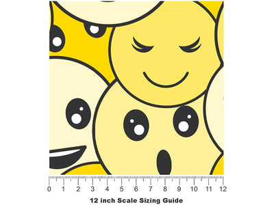 Express Yourself Sticker Bomb Vinyl Film Pattern Size 12 inch Scale~Rwraps Express Yourself Sticker Bomb Sizing Chart~3