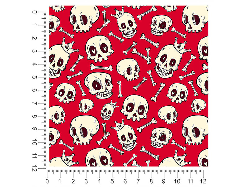 expressive ghouls skull and bones 1ft x 1ft Craft Sheets