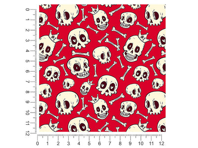 expressive ghouls skull and bones 1ft x 1ft Craft Sheets