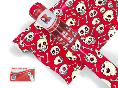 expressive ghouls skull and bones Craft Vinyl Roll
