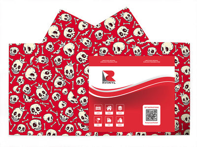 expressive ghouls skull and bones Craft Vinyl Sheet Pack