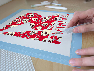 expressive ghouls skull and bones Easy Weed Craft Vinyl