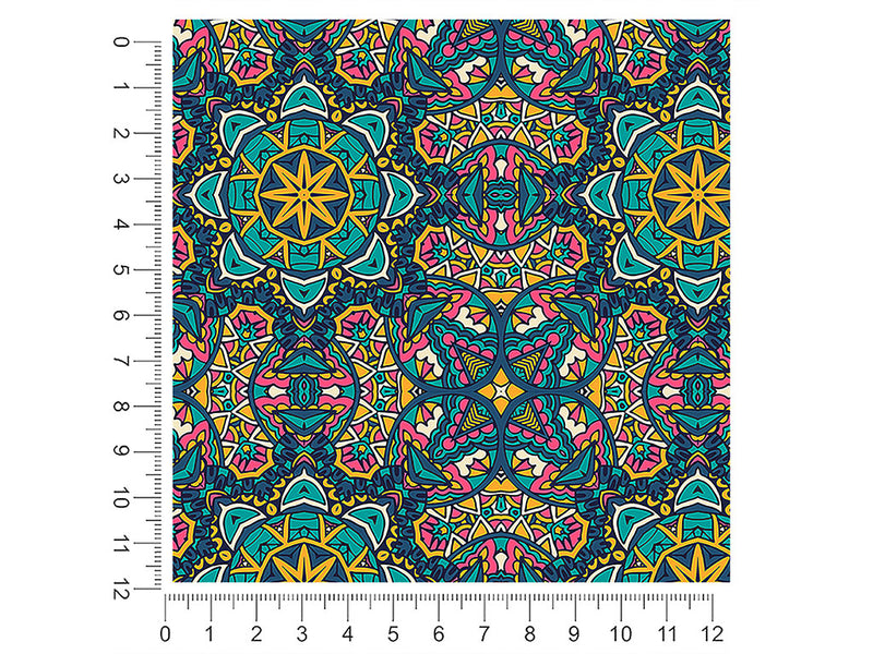 exuberant skies mandala 1ft x 1ft Craft Sheets