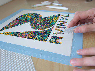 exuberant skies mandala Easy Weed Craft Vinyl