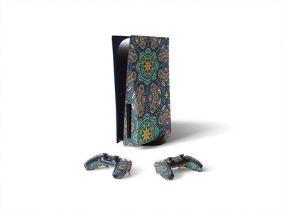 exuberant skies mandala Sony PS5 DIY Skin