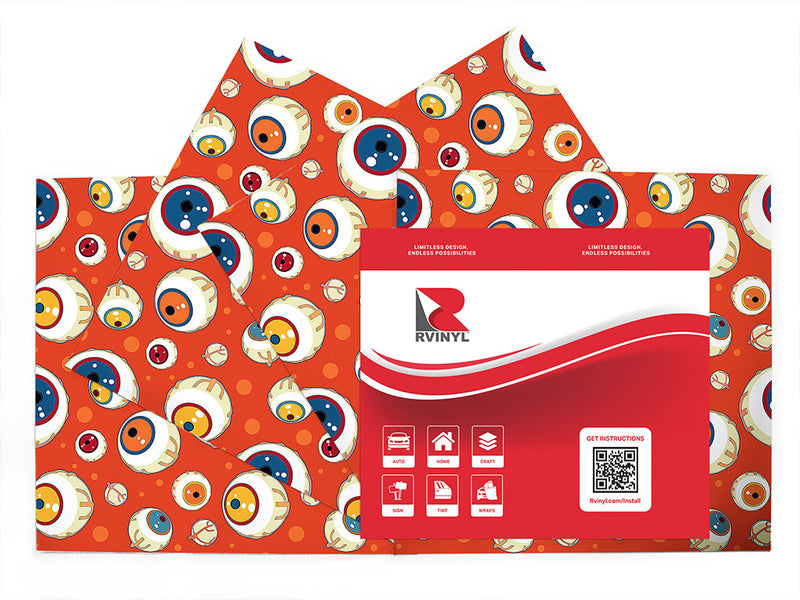eye am watching halloween Craft Vinyl Sheet Pack