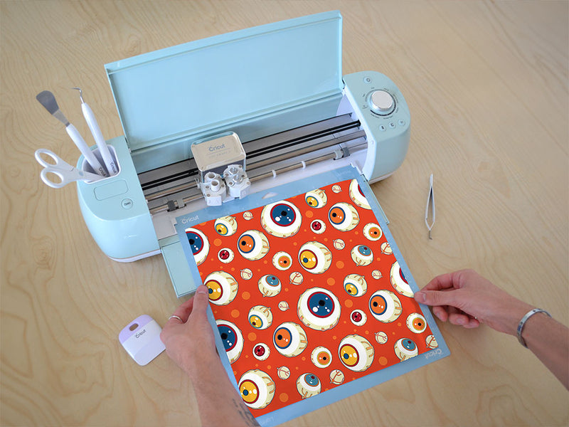 eye am watching halloween Cricut Compatible Vinyl