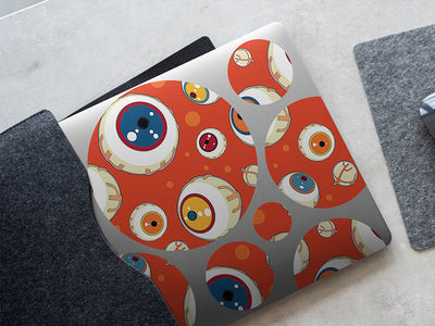 eye am watching halloween DIY Laptop Stickers