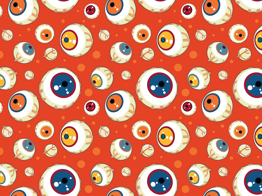 Eye Am Watching Halloween Vinyl Wrap Pattern~Rwraps Series 914 Digitally Printed Vinyl Wrap~0