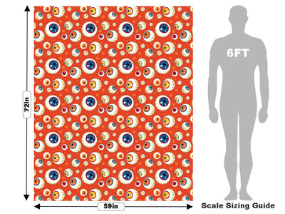 Eye Am Watching Halloween Vehicle Wrap Scale~Rwraps Series 914 Eye Am Watching Halloween Measurements~1