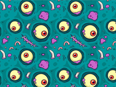 Eye Spy Zombie Vinyl Wrap Pattern~Rwraps Series 914 Digitally Printed Vinyl Wrap~0