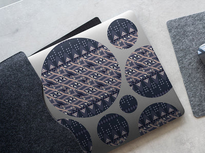 eyes own abstract geometric DIY Laptop Stickers