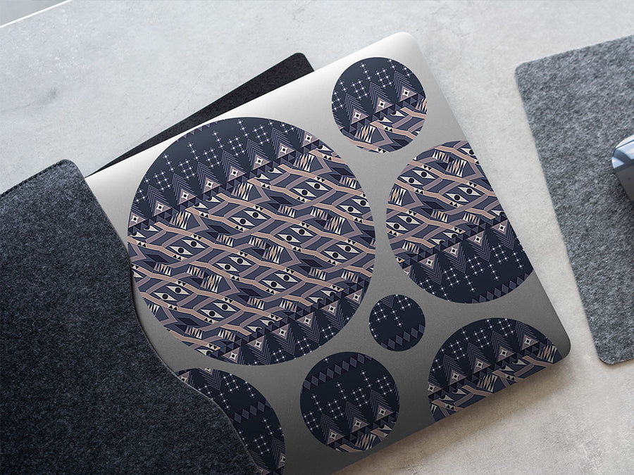 eyes own abstract geometric DIY Laptop Stickers
