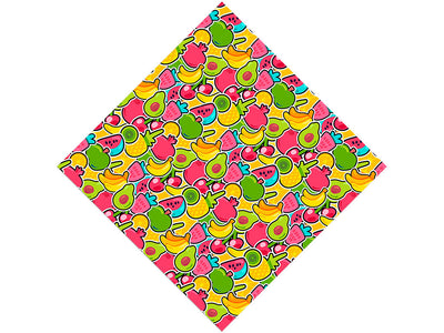 Fabulous Fruit Sticker Bomb Vinyl Wrap Pattern
