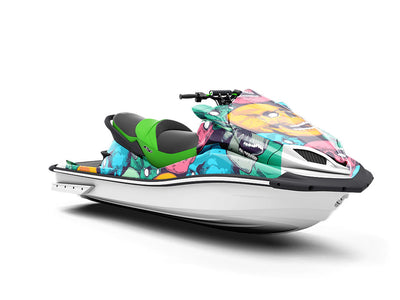 Face Death Sticker Bomb Jet Ski Vinyl Customized Wrap