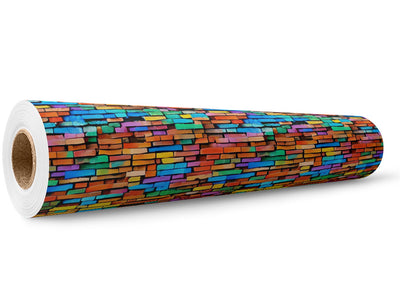 Face  Brick Wrap Film Wholesale Roll~Rwraps Series 914 Digitally Printed Vinyl Roll~5