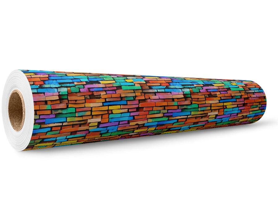 Face  Brick Wrap Film Wholesale Roll~Rwraps Series 914 Digitally Printed Vinyl Roll~5