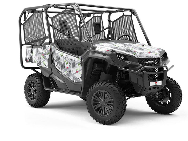 Factory Town Cityscape Utility Vehicle Vinyl Wrap