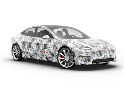 Factory Town Cityscape Vehicle Vinyl Wrap