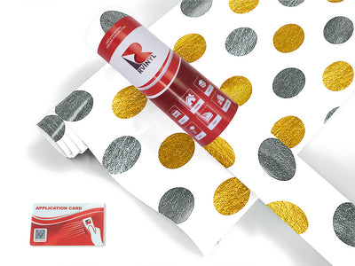 fade to gray polka dot Craft Vinyl Roll