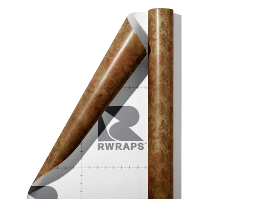 Faded Walls Gothic Wrap Film Sheets~Rwraps Series 914 Faded Walls Gothic Scrolled Sheet~3