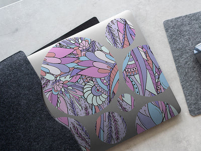 fae hideaway floral DIY Laptop Stickers